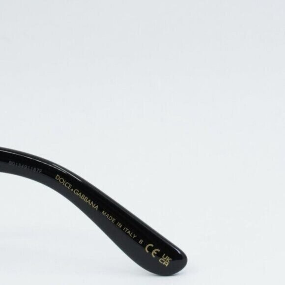 💯 NEW DOLCE&GABBANA DG4447B 335587 BLACK GREY SUNGLASSES - Picture 6 of 9
